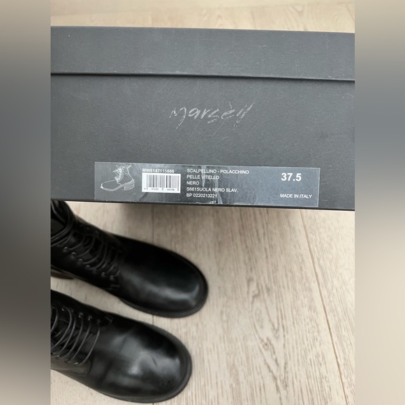 Marsell Black Lace-Up Boots 7.5 - Picture 13 of 15